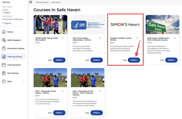 AYSOU Sudden Cardiac Arrest course detail